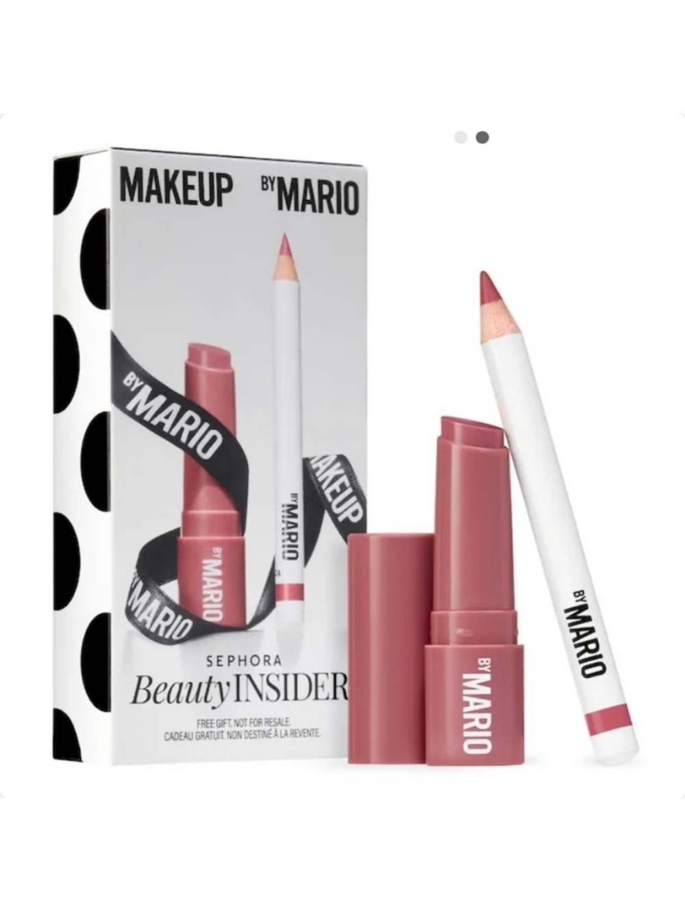 Makeup by Mario Sephora Lip Duo Set Rosewood Glow Serum Rich Mauve Pencil NEW